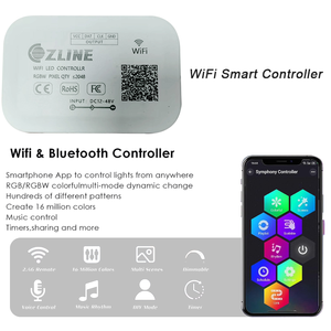 Wi-Fi умный светодиодный контроллер беспроводной RGB & настраиваемый белый контроль для интеллектуальных систем освещения - Product Image 6