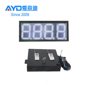 2 cifre 7 segmenti Display a LED elettronica normale Wireless wi-fi stazione di servizio prezzo LED orologio tempo schermo segno - Product Image 4