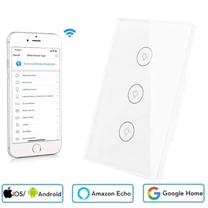 开关数字遥控Sx图雅声控Wifi智能触摸灯家用无线调光器智能开关