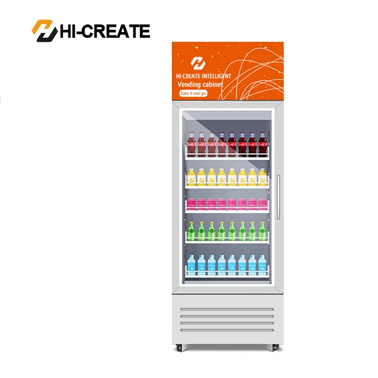 Gravity recognition to open the door (single cabinet) self-pick-up vending machine cost