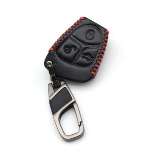 3 düğme PU deri araba uzaktan anahtarlık kılıfı kabuk tutucu koruyucu m-ercedes b-enz sınıf B C E S ML CL SL CLS CLK - Product Image 3