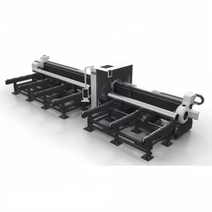 HN Laser 4 Chunks Voll automatisches Be-und Entladen von Rundrohr schneidern Metallblech schneide maschine - Product Image 1