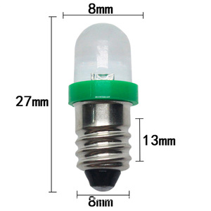 12V 3W ไฟแสดงสถานะรถยนต์ขนาดเล็กไฟท้าย E10สกรูฐาน Frosted/Clear 1 SMD Led แดชบอร์ดหลอดไฟ - Product Image 4