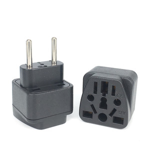 Universal to <strong>EU</strong> <strong>Plug</strong> <strong>Adapter</strong> Type-C Round 2 Pin European Travel Conversion <strong>Plug</strong> US UK AU to Euro <strong>Multi</strong> <strong>Plug</strong> Outlet - Product Image 3