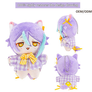 Kawaii Anime Hình Thú Nhồi Bông Đồ Chơi Phim Hoạt Hình Câu Chuyện Nhân Vật Kpop Dây Móc Khóa Tùy Chỉnh Búp Bê Sang Trọng Quần Áo - Product Image 5