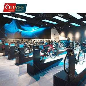 Motorcycle Cycling Retail Shop Bike Shop Interior Design Wall Display Furniture Bike Workshop Cabinets - Product Image 1