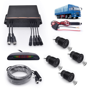 24V Truck Blind Spot Detection <strong>Reversing</strong> Aids Alarm System, Wireless <strong>LED</strong> <strong>Display</strong> with 4pcs Parking <strong>Sensors</strong> for Heavy Vehicle - Product Image 1