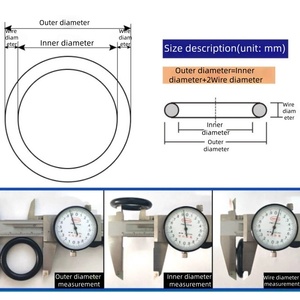 Shubo Đường kính dây 1.78 Đường kính bên trong 1.78 2.57 2.9 3.68 4.47 5.28 6.07 7.65 9.25 10.82 12.42 14 NBR con dấu O Ring - Product Image 6