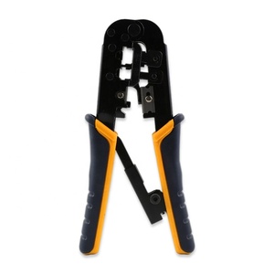 EZ Cat5e/6/7 Ethernet kesim tel kablo striptizci çoklu kullanım pense Alicate geçmek ağ kablosu RJ45 konnektör sıkma aracı - Product Image 4