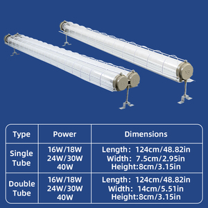 防爆ライト防水IP66定格デザイン2*30W LED工場供給 - Product Image 6