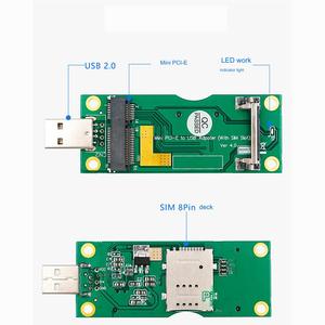 Mini-Pcie-zu-USB-3g-Modul-Entwicklungsplatine Das 4g-Modul-Entwicklungsplatine enthält eine Sim/Uim-Karte - Product Image 4