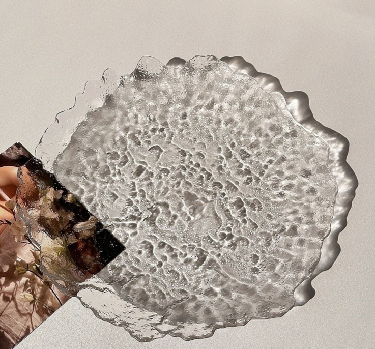 Disque Cœur de Glace Transparent - Grand