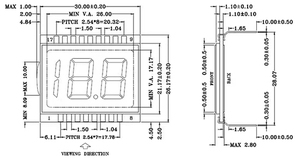 Schermo LCD personalizzato di piccole dimensioni TN display positivo a due e mezzo con segmento LCD di 8 parole - Product Image 6
