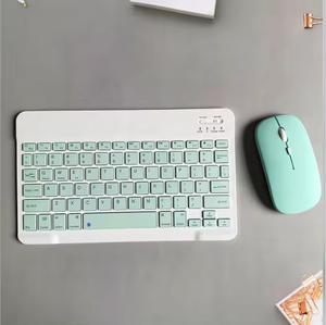 Kit de miniteclado y ratón inalámbrico recargable OEM para ordenador portátil, tableta móvil, combo de teclado y ratón - Product Image 4