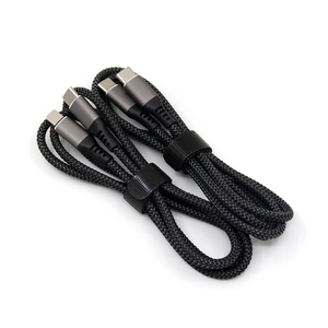 Wholesale High Quality Nylon Fast Charging Cable PD 27W Usb C <strong>Input</strong> <strong>Data</strong> Charging Type C Cable - Product Image 4