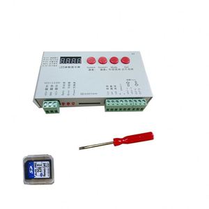 K1000C DC5-24V RGB 2048 pixel DMX controllo Controller di illuminazione scheda SD - Product Image 1