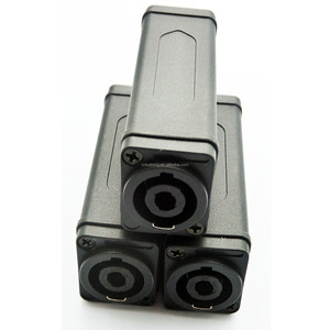 OEM plug kon fiş 2 delik paneli montaj lehim terminali HPC 4 Pin hemkon bağlayıcı kadın kadın Hembra ses Jack konnektörü - Product Image 1