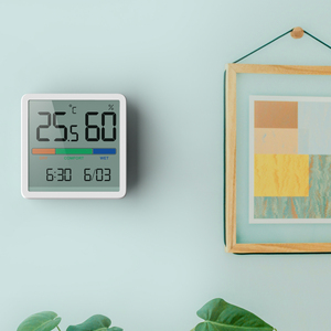 Sensor inteligente de temperatura y humedad para el hogar con LCD retroiluminado Medición de temperatura y humedad - Product Image 2