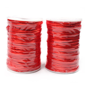 Cuerda de cola de rata de poliéster de alta calidad, cordón encerado multicolor, envoltura de regalo, accesorios hechos a mano para álbumes de recortes - Product Image 3