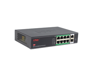 ONV OEM 8 PoE portu 2 uplink RJ45 portu 10/100m yönetilmeyen PoE anahtarı ağ IP kamera için - Product Image 3