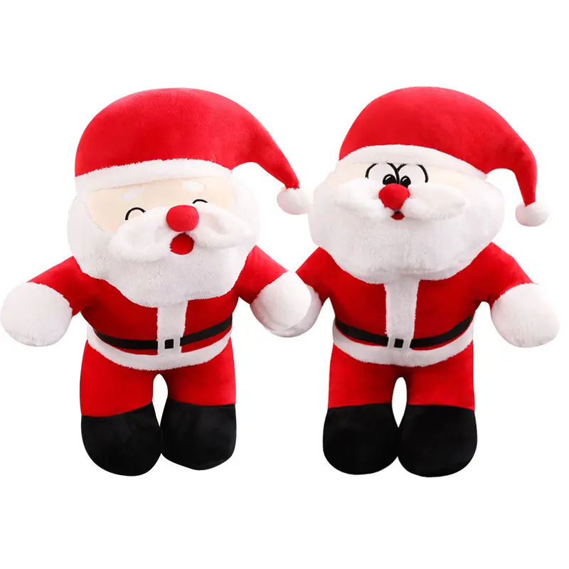 Muñeco de Papá Noel creativo de buena calidad al por mayor, juguete de peluche, almohada, regalo de Nochebuena, adornos navideños