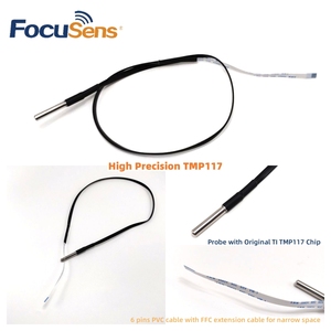 Sensor de temperatura impermeable TMP117 de alta precisión con cable suave FPC