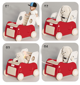 Cartoon Shaped Removable Plastic <strong>Toy</strong> Cabinet for Children Ride-on Storage <strong>Toy</strong> for Small Car for <strong>2</strong> to 4 Years - Product Image 4