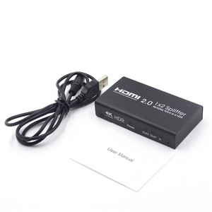 <strong>HDMI</strong> <strong>2</strong>.0 Support 18Gbps 4K/60Hz YUV 4:4:4 HDR HDCP <strong>2</strong>.<strong>2</strong> 3D 1x2 <strong>1</strong> <strong>Input</strong> <strong>2</strong> <strong>Output</strong> <strong>Switch</strong> Splitter <strong>HDMI</strong> Splitter 4K Adapter
