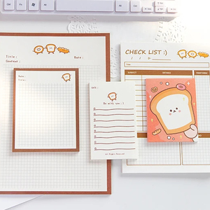 New Fashion Custom Printing to Do <strong>List</strong> Cartoon Kawaii Notepad Sustainable Sticky Note Memopad for Office - Product Image 3