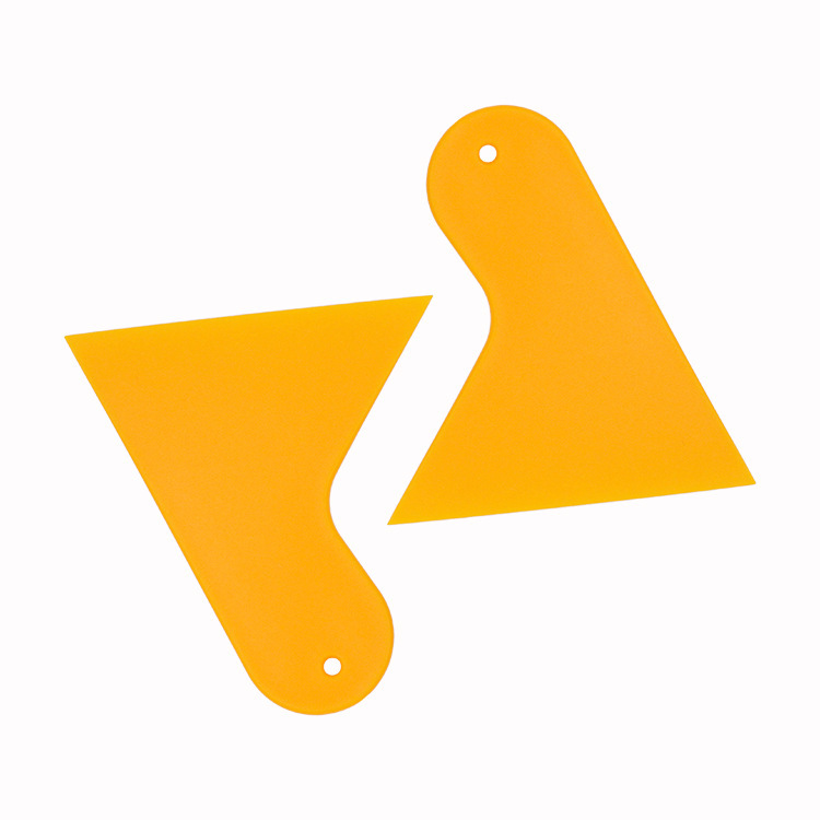 Yellow-small triangular scraper