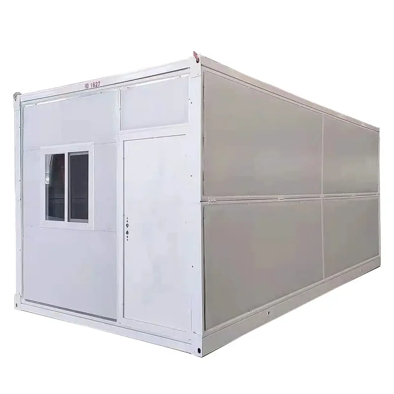 La maison mobile de conteneur préfabriquée vivante de type pliant peut être personnalisée