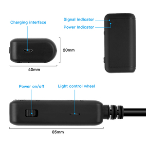 5.0MPミニIP67防水検査ボアスコープカメラ10mワイヤーWIFI 5.5mm内視鏡HD1920P 6PC LEDメモリーカード収納オプション - Product Image 4