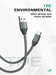 EMY MY732 TPE Durable USB <strong>Cable</strong> Braided Wires Mobile 2.4A Fast Charging Transmission USB C Communication Data <strong>Cables</strong> - Product Image 6