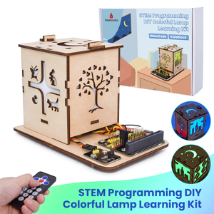 DIY Montage Holz Kinder Smart Lernspiel zeug DIY Robotics Learning Kit Stem Programmier bare Projekt-Kits für Micro bit