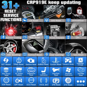 Auto diagnose tool Starten Sie den X431 CRP 919E CRP919E Full System Scanner 31 Reset Service OBD2 Scanner - Product Image 3