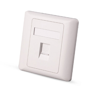 Tipo 86 1/2/4 porta piastra frontale RJ45 Computer telefono rete informazioni presa pannello tipo 86 piastra frontale - Product Image 2