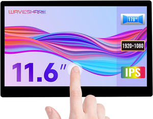 11.6inch <strong>Capacitive</strong> <strong>Touch</strong> LCD Screen Compatible with <strong>Raspberry</strong> <strong>Pi</strong> 1920*1080 Resolution H D M I i p s - Product Image 2