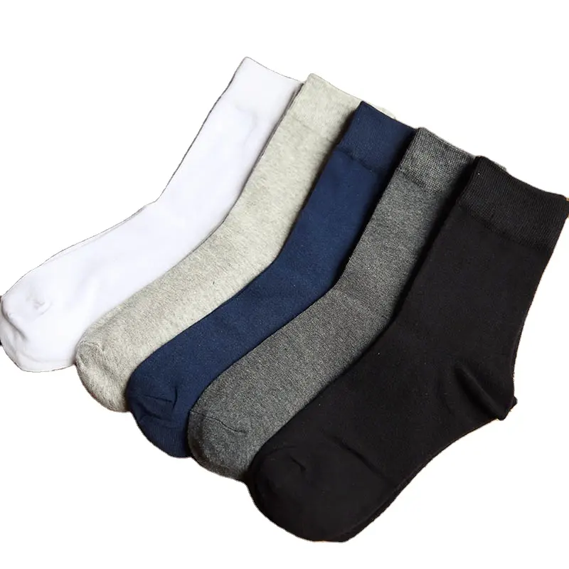Clearance! Man cotton socks male high men sock pure color business spring summer four season