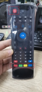 Venta al por mayor OEM ODM MX3 colorido retroiluminado Mini teclado 2,4G inalámbrico Fly Air Mouse teclado completo Universal Control remoto MX3 - Product Image 3