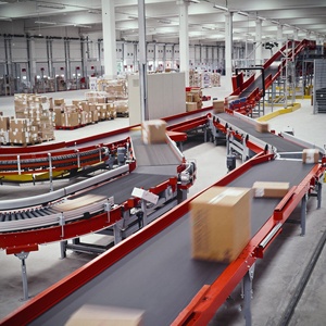 Sistema de clasificación y transporte de paquetes, contenedor de cartón, carga, descarga, cinta transportadora, fabricante de fábrica de alimentos