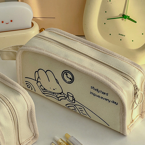 Xianghui bút chì trường hợp Túi Phim hoạt hình công suất lớn lưu trữ Pouch chủ Hộp văn phòng sinh viên văn phòng phẩm tổ chức trường Túi - Product Image 4