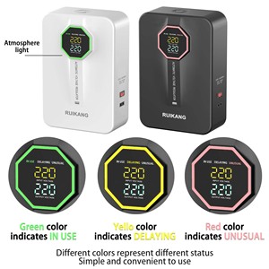 Ticari aydınlatma AC akım için TimeDelay ile 220V AutoAdjust LCD gerilim sabitleyici duvara monte tek fazlı röle kontrolü - Product Image 3