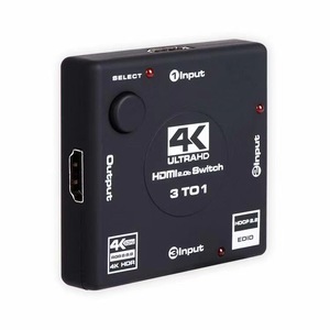 3-in-1 out 4K HDMI Switcher 4K @ 60Hz Ultra 3 portas HD HDMI Switcher Divisores e Conversores de Vídeo