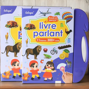 French Sound Book Early Education Children Intelligent Alphabet Learning Machine Interactive Activity E-Book - Product Image 2