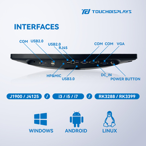 18,5 дюймовый настольный онлайн-терминал pos-терминал на базе windows и android
