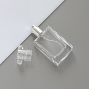 MUB Silk Printing 30ml Screw Type Transparent Empty Glass <strong>Perfume</strong> Bottle with Fine Mist <strong>T</strong> Cap - Product Image 6