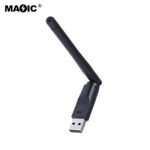 迷你USB 150M无线USB Wlan适配器，带天线802.11N加密狗支持Windows USB2.0迷你WIFI USB网络适配器 - Product Image 1
