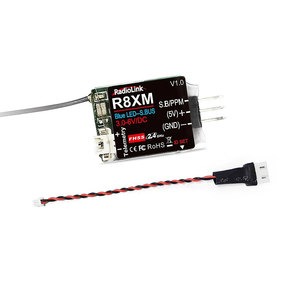 8Ch sfus & Ppm 4千米范围微型接收器实时内置遥测发射器R8Xm接收器，用于遥控控制器无人机 - Product Image 1