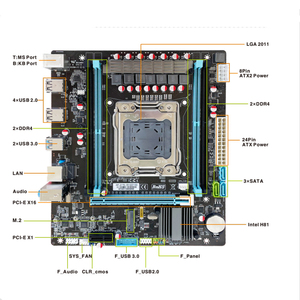 Esonic X99 anakart PC sunucu anakart 4xDDR4 destek çekirdek I7 <span class=keywords><strong>Xeon</strong></span> E5 v3/v4 işlemci