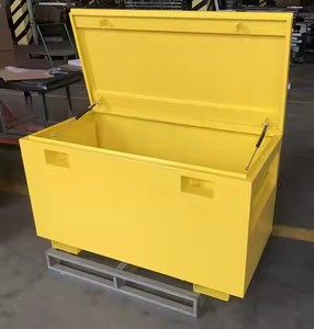 畅销重型金属工作箱高品质铁制工具箱，带锁，用于卡车耐用作业现场工具存储 - Product Image 6
